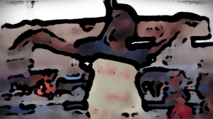 Two men were crucified In Raqaa recently