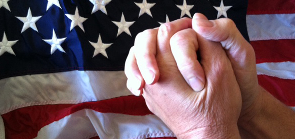 prayhandsflag