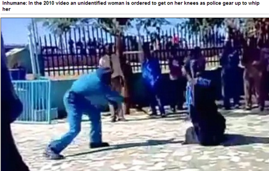 woman beaten