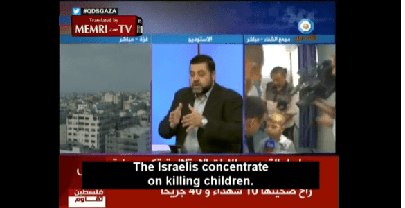screenshot israelis kill children