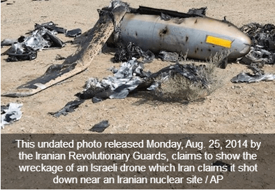 drone shot down in iran