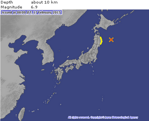 japan earthquake today