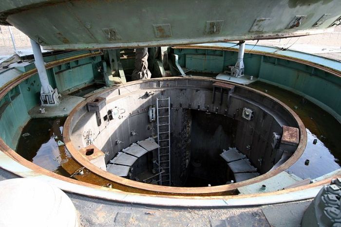  Missile silo of a SS-24 missile, Strategic Missile Forces Museum in Ukraine.  By Michael-Wikimedia Commons