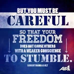 WEAKENING CHRISTIANS