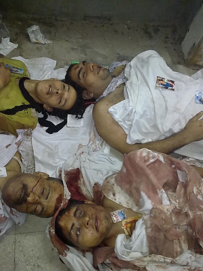 MARTYRS @ THE COPTIC HOSPITAL MORGUE PHOTO: LILIAN WAGDY WIKIMEDIA COMMONS