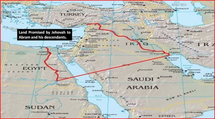 original land for israel